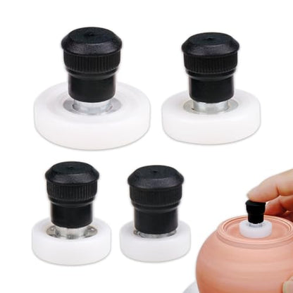 ZORZA 4Pcs Pottery Wheel Trimming Tools Little Spinners for Clay Finishing