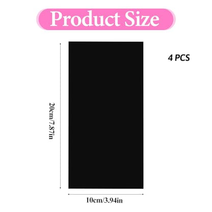 4 Pcs Light Dimming Stickers 8 x 4 Inch LED Blocking Stickers Self-Adhesive Dimming Sheets for Electronics Alarm Clock Monitor