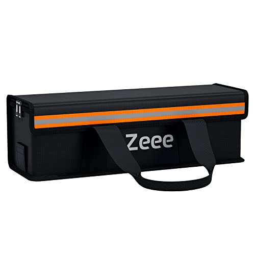 Zeee Lipo Safe Bag Ebike Battery Fireproof Charging Bag (19.3*5.9*5.9in)