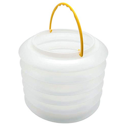 SUPIA Travel Brush Wash Collapsible Art Plastic Drawing Wash Pen Brush Water Barrel Watercolor Painting Bucket, Translucent