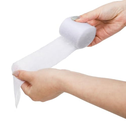 Coloch 48 Rolls Cast Padding, Soft Cotton Undercast Padding Gauze Bandage Wrap Roll Use with Plaster Cloth Individually Packed for Crafts, Body Casts, Mask Making & Art Projects, 2" x8.8ft