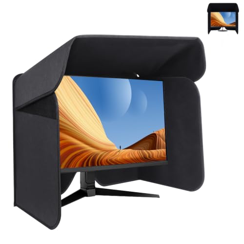 27 inch Display Monitor Hood Sunshade Desktop Computer Sunshade, Large - size: Large (Less Than 27")