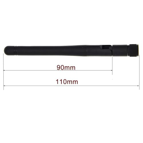 2.4GHz WiFi Antenna 3dBi SMA Male for Router, IP Camera, 2 Pack