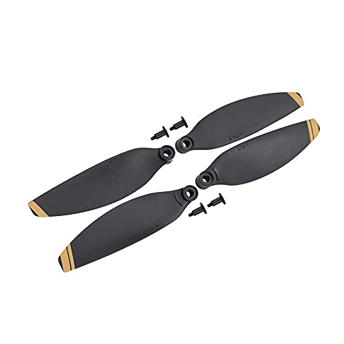 16Pcs Mavic Mini Propellers Compatible with DJI Mavic Mini Drone Replacement Low-Noise and Quick-Release Blades Props, Golden - color: Golden