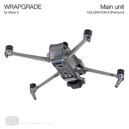 WRAPGRADE Skin Compatible with DJI Mavic 3 Pro (Coloration-X) - color: Coloration-x / Pro