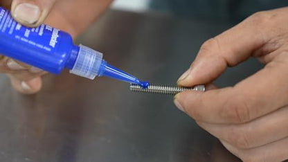 Permatex 24200 Medium Strength Threadlocker Blue, 6 ml, Automotive Threadlocker For Preventing Bolts From Loosening And Corrosion, Removable With Hand Tools - size: 6 ml, style: Liquid - Medium Strength
