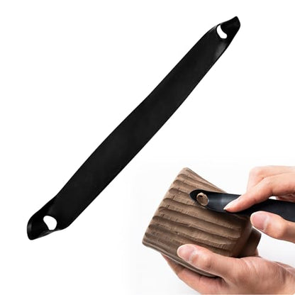 Pottery Trimming Tool, Double-Ends Clay Sculpting Tools Carbon Steel Mud Tool Clay Pottery Modelling Carving Tool for Scraping/Texturing Easy to Use Modeling (S) - size: Small