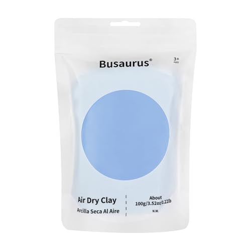 100g Light/Sky Blue Air Dry Foam Clay for Kids & Adults - color: Light Blue