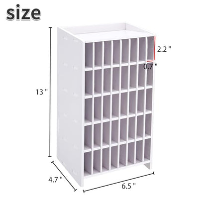 SANFURNEY Marker Pen Organizer Holder, 40 Slots Art Marker Rack - size: Marker Rack-40 Slots