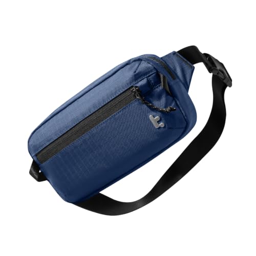 tomtoc 1.5L Sling Bag with RFID Blocking Crossbody Chest Pack for Men Women - color: Dark Blue, size: 1.5L