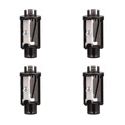 Aogwat Electric Pencil Sharpener Blade, Suitable for No.2/Colored Pencils(6-8mm)/School Pencil Sharpener/Classroom/Office/Home 4Pcs/Set（Black）
