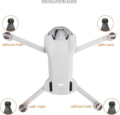 32Pcs Propellers for DJI Mini 3: Quick Release Blades (Not for Mini 3 Pro) - color: 32pcs