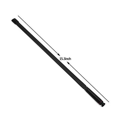 HYS BNC CS Tactics Antennas Foldable Dual Band 2m/70cm HT Antenna - color: Black