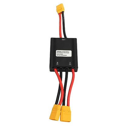 VGEBY Electric Bike Dual Battery Connector Adapter, XT90 Interface Bike Dual Battery Parallel Module Adapter Discharge Balancer