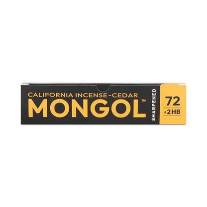 Mongol Classic Incense Cedar #2 Pencil - 72-Pack - Pre-sharpened - size: 1 Count (Pack of 72)