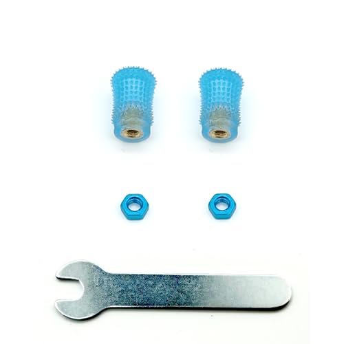 Felistick Hybree RC Transmitter Radio Controller Stick Ends FPV Controller Accessories Replacement Joystick(M3,Blue) - color: Blue, size: M3