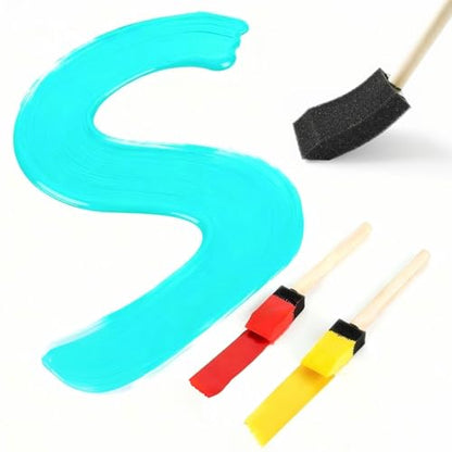 36 Pcs Foam Paint Brushes Set, 1"&1.5", for Painting, Staining, Varnish - size: 36PCS 1"&1.5"