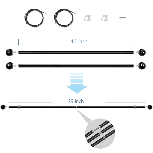 Banner Hanger Garden Flag Hangers Combinable Multifunctional Wall Hanging Rod 14.5" 2 Pack - size: 14.5 Inch