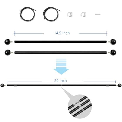 Banner Hanger Garden Flag Hangers Combinable Multifunctional Wall Hanging Rod 14.5" 2 Pack - size: 14.5 Inch