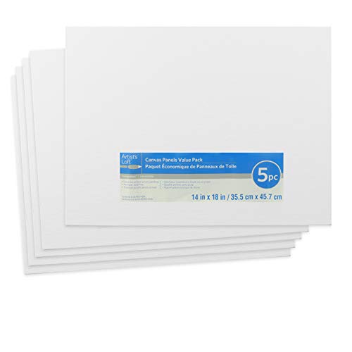 5 Count 14 x 18 Canvas Panels by Artist's Loft - size: 14" x 18"