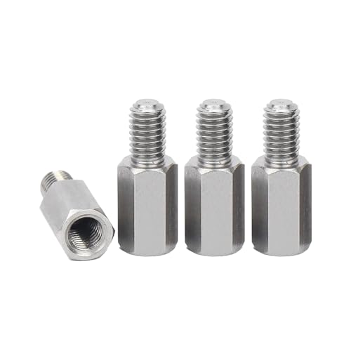 Kado M4x10mm Hex Stainless Steel Standoff Spacer Screw Set Nut Bolt 4pcs - style: 4-Pack
