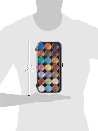 Yasutomo NPWC21 Pearlescent Watercolor Set, 21-Colors