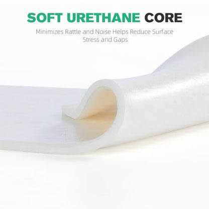 3M Double Sided Foam Tape 2" x 10Ft White 4026 Double Coated Urethane Adhesion Polyurethane Tape for Mounting Signs Craft DIY Projects Cards, 1 Pack - size: 2"×10ft