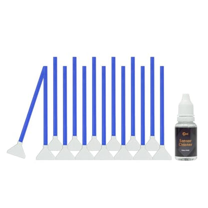 UES Full-Frame Camera Sensor Cleaning Kit (14pcs Swabs and 15ml Cleaner) - style: 14 Swabs + 15ml Cleaner