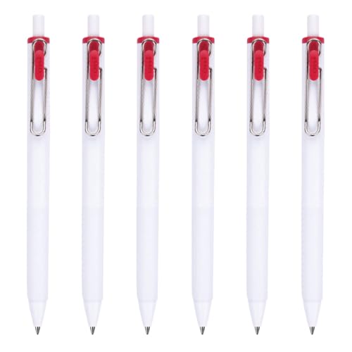 Uni-Ball one Retractable Gel Pens, Medium Point (0.7mm),Baked Apple Ink, 6 Pens - color: Baked Apple, style: Medium