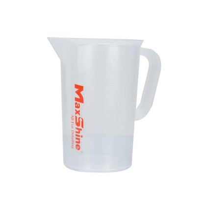 Maxshine Universal Measuring Cup 100ml – Transparent, Chemical-Resistant Polypropylene – High-Accuracy Markings, Easy-Grip Handle – Durable & Reusable for Car Detailing Use - size: 100ml