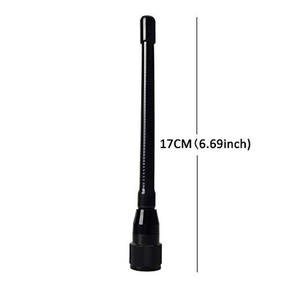 HYS VHF Marine Antenna Low-Profile 156-163MHz w/16.4ft(5m) Cable with PL259