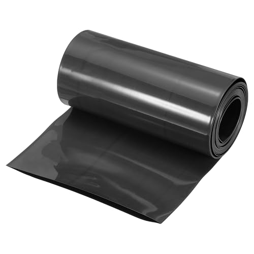 MECCANIXITY Battery Wrap PVC Heat Shrink Tubing 82mm Dia 130mm Flat 8 Feet Black Good Insulation for Battery Pack-2.5m - color: Black, size: 82mm Dia x 130mm W x 2.5m L