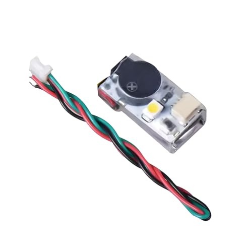 SpeedyBee FPV Drone Buzzer, Alarm Beeper with Internal Battery Beacon LED 110dB Alarm for F405 F7 Flight Controller GPS Tracker FPV Drone Airplane