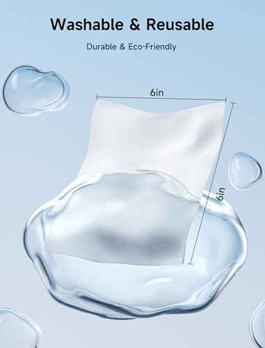 JSAUX 50 Pack Microfiber Cleaning Cloth (6x6 in) for Eyeglasses Lens Screen - color: 50 Pack, size: 6 x 6 in