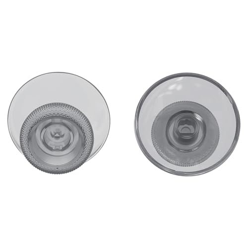eXtremeRate Clear Black Replacement Thumbsticks for Xbox Series X/S Controller, for Xbox One Standard Controller Analog Stick, Custom Joystick for Xbox One X/S/Elite Controller - color: Clear Black