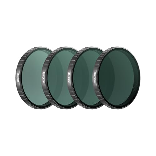 Freewell ND8, ND16, ND32, ND64 Standard Day Filter Set for Osmo Action 6 - style: Standard Day ND Kit