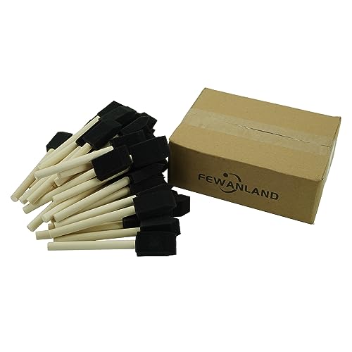 50pcs 1" Foam Brush with High Density Foam - size: 1inch 50pcs