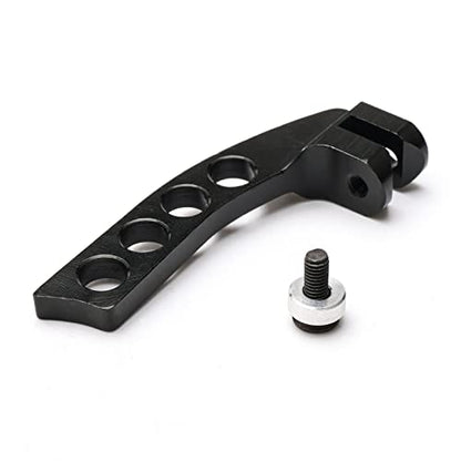 Sliver Aluminum Alloy Neck Strap Balancer with 4 Holes for RC Transmitter Flysky Futaba (Horizontal Hang)