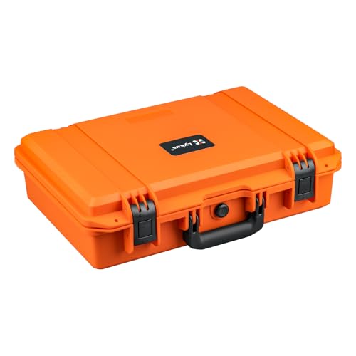 Lykus HC-4410 Waterproof Hard Case with Foam, Inner Size 15.75*10.24*3.94in - color: Orange, size: HC-4410
