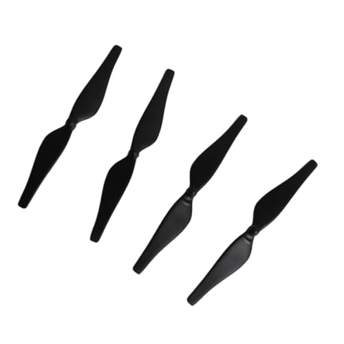 RC Drone Blade Propeller, 2 Pairs Carbon Fiber Quick Release Propeller Set for Tello Drone Quadcopter(black)