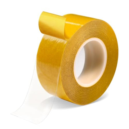YINTTIAN Ultra-Thin PET Double Sided Tape for Crafts, 1 Inch x 49.2 Feet