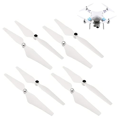 4 Pairs Replacement 9450 Self-Tightening CW/CCW Propellers for DJI Phantom 2/3/3PRO,Quadcopter Blades Drone Spare Parts,Low Noise Reduction Props,Drone Accessories