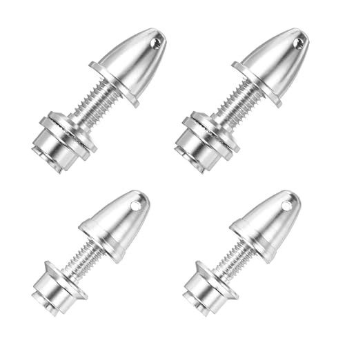MECCANIXITY Propeller Adapter RC Plane Airplane Spinners, 3/5mm Aperture and 6/8mm Output Axle Propeller Adapter Saver for Shaft Brushless Motor Speed Controllers, Pack of 4 - size: 3/5mm x 6/8mm