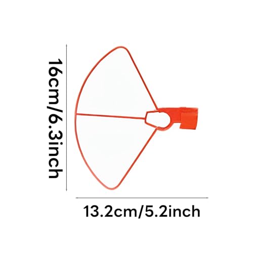 Propeller Guard, Compatible with DJI Mini 5 Pro - Snap-on Blade Guard (Gray/Orange) (Orange) - color: Orange