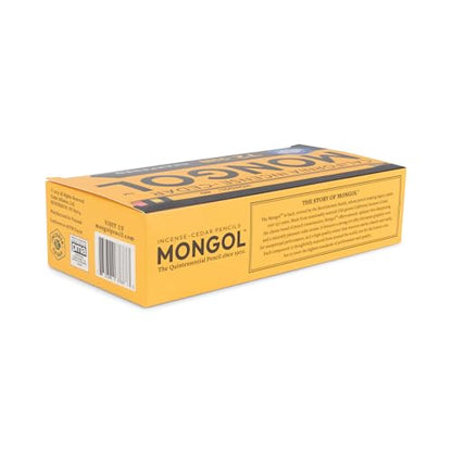 Mongol Classic Incense Cedar #2 Pencil - 72-Pack - Pre-sharpened - size: 1 Count (Pack of 72)