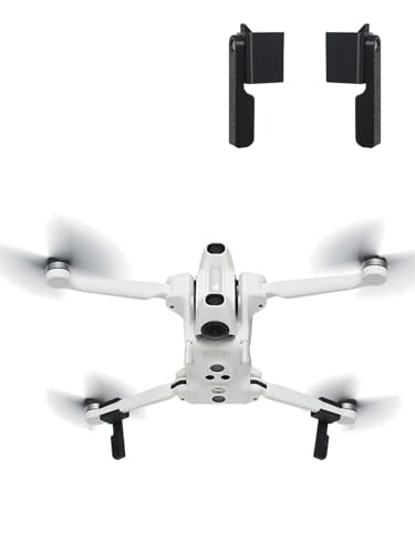 2-Pack Drone Landing Gear for Insta360 Antigravity A1, Lightweight Extension Legs Anti-Scratch Protector Bracket, Shockproof Plastic for Antigravity A1 Accessories (Black)