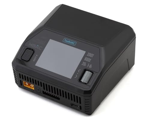 ToolkitRC M8AC 600W 20A 1-8S AC/DC Smart Charger - XT60-2.5 - Black