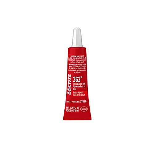 Loctite 37420 262 Red Threadlocker Tube - 6 ml, 0.2 Ounces - style: 6-ml