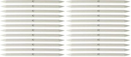 Creative Mark Blending Stumps - Solid Double-Ended Blending Stumps for Blending Charcoal, Pencils, Pastels, and More! - [Size # 2-12 Count] (Pack of 2) - size: Size # 2 (Pack of 2)