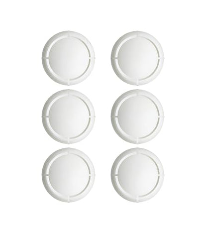 Ferkurn Joystick Replacement Cap Thumb Grip for Switch OLED Joycon & Switch Lite, Joycon Grip Button Stick Cover 3D Analog Cap Skin Replacement Part Repair Kit Accessories, 6PCS - color: White